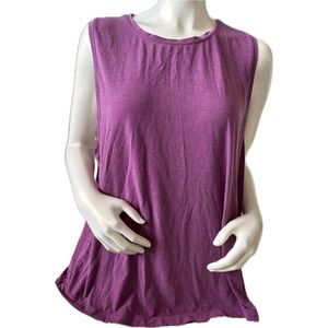 Zella Purple Sleeveless Tank Top Athletic‎ Activewear Casual XL